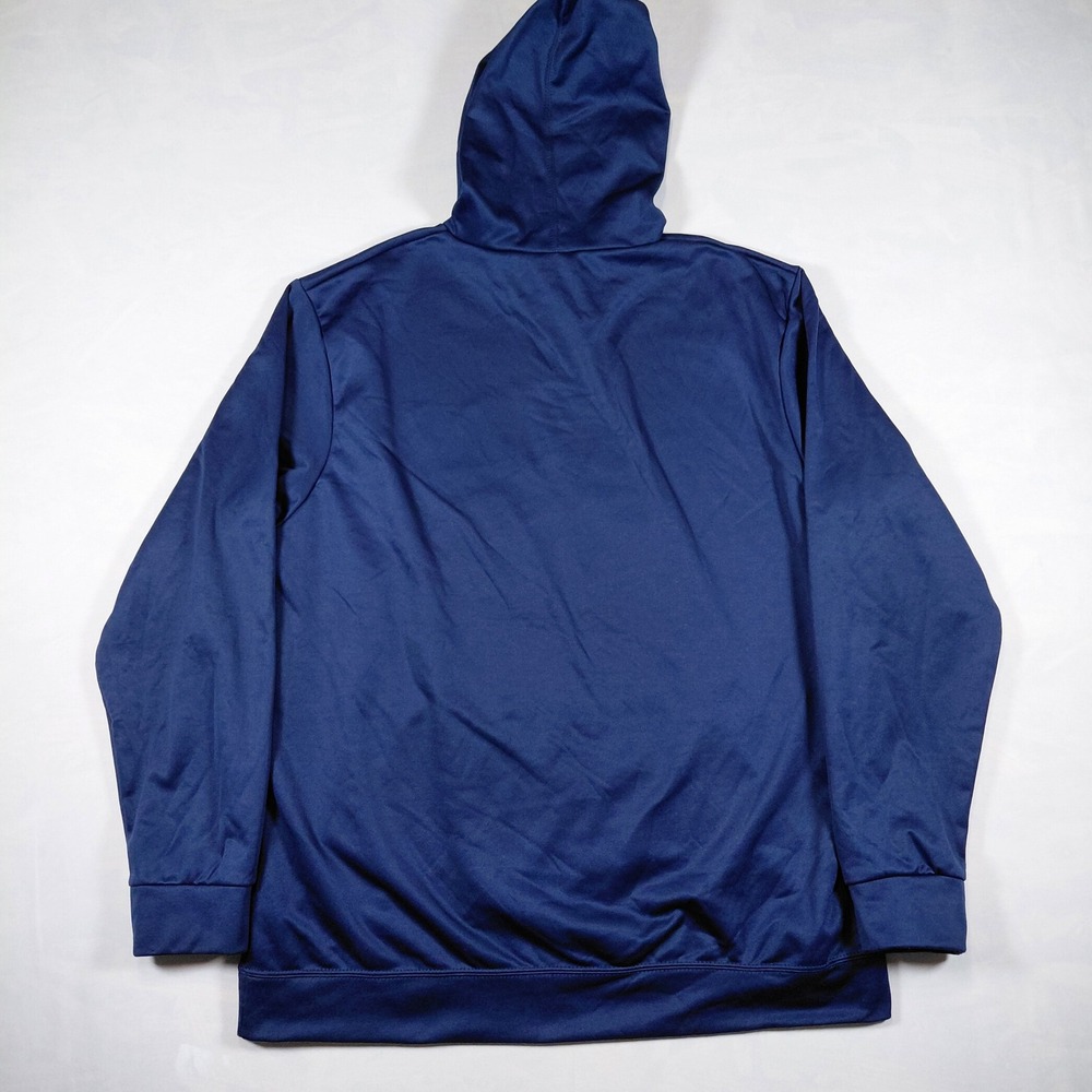 NFL Team Apparel Denver Broncos Football Hoodie Navy Blue XL TX3 Cool 2FJA - Picture 8 of 14
